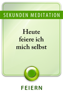 Sekunden Meditation über Feiern